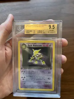 Pokemon Dark Alakazam TCG 1st Edition Holo Rare BGS 9.5 - Image 1