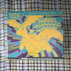 Pokemon Mega Evolution Ascended Heroes Elite Trainer Box *Slight Corner Tear* - Image 1