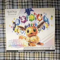 Pokemon Prismatic Evolutions Elite Trainer Box *Slight Corner Tear* - Image 1