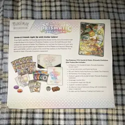 Pokemon Prismatic Evolutions Elite Trainer Box *Slight Corner Tear* - Image 3