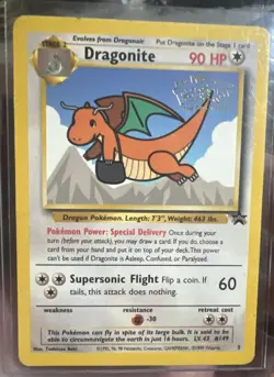 Dragonite (Movie Promo) Pokemon #5 Wotc (wizards Of The Coast)Promo Regular - Image 2
