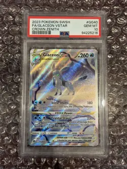 Glaceon VSTAR Crown Zenith GG40/GG70 PSA 10 English Pokemon TCG - Image 1