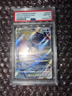 Glaceon VSTAR Crown Zenith GG40/GG70 PSA 10 English Pokemon TCG - Image 3