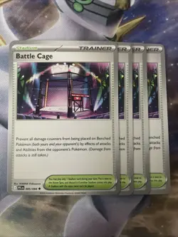 4x Battle Cage 085/094 - Playset - Phantasmal Flames - Pokemon TCG - Image 1