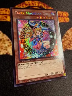 YUGIOH • DARK MAGICIAN GIRL • PRISMATIC SECRET RARE • SBC2-ENA13 • 1st ED •VLP - Image 4