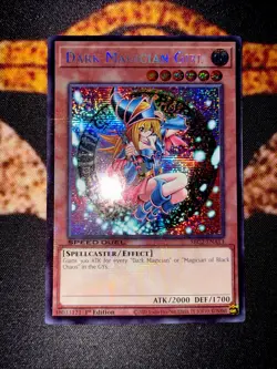 YUGIOH • DARK MAGICIAN GIRL • PRISMATIC SECRET RARE • SBC2-ENA13 • 1st ED •VLP - Image 5