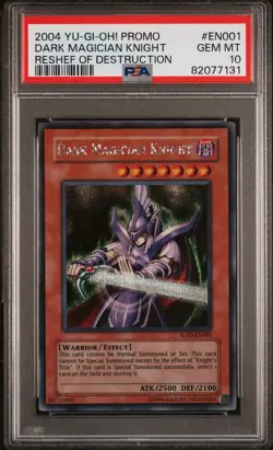 Dark Magician Knight Warrior Reshef ROD-EN001 secret rare PSA 10 - Image 1