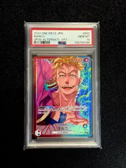 One Piece Card Game 🏴‍☠OP08-002 Marco Leader JPN Graded PSA 10 US Seller 🇺🇸 - Image 1