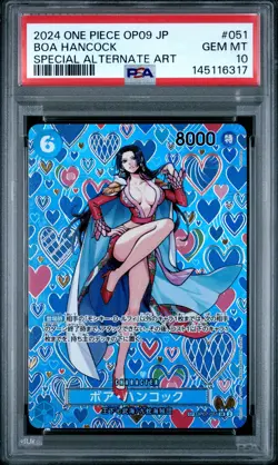 2024 ONE PIECE JPN EMPERORS IN THE NEW WORLD SPECIAL ALT ART BOA HANCOCK PSA 10 - Image 1