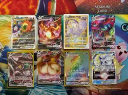 Pokemon Card Lot Full Art Alt Art Fire Charizard Mewtwo Eevee - Image 1