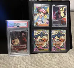 Pokemon Binder Collection 20+ Cards + PSA 9, Ascended Heroes, Perfect Order SIR - Image 1