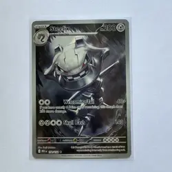 Pokemon Cards Steelix 150/132 Mega Evolution Illustration Rare NM - Image 1