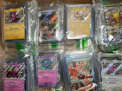 Pokemon TCG Paldean Fates 80+ Card MEGA Monster Pack No Duplicates EX& Art/Shiny - Image 2