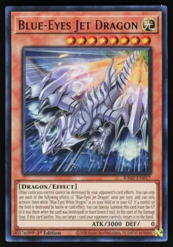 Blue-Eyes Jet Dragon RA02-EN017 Yugioh TCG Card Super Rare NM - Image 1