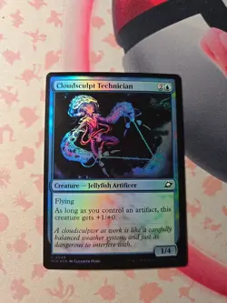 FOIL C 0049 Cloudsculpt Technician Artificer Common Edge of Eternities MTG Card - Image 1