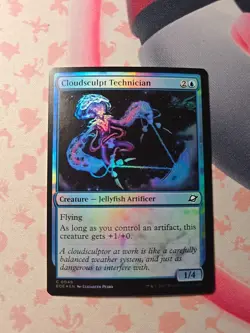 FOIL C 0049 Cloudsculpt Technician Artificer Common Edge of Eternities MTG Card - Image 2
