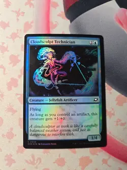 FOIL C 0049 Cloudsculpt Technician Artificer Common Edge of Eternities MTG Card - Image 3