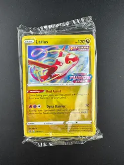 Pokemon Card Latias SWSH171 Fusion Strike PRERELEASE Promo Holo SEALED - Image 1