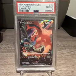 PSA 10 Charizard V 132/127 Alternate Art Simplified Chinese CS5aC A Pokemon Card - Image 1