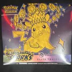 Pokemon Center Scarlet & Violet Surging Sparks Elite Trainer Box Promo Card 2024 - Image 1