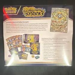 Pokemon Center Scarlet & Violet Surging Sparks Elite Trainer Box Promo Card 2024 - Image 3
