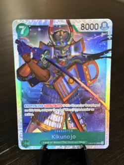 One Piece CCG Kikunojo EB04-012 Holo Card, 8000 Power, Uncommon Collectible - Image 1