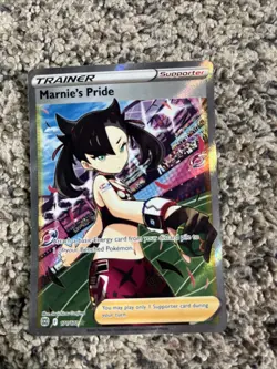 Marnie’s Pride 171/172 Full Art Trainer Brilliant Stars Pokemon Card NM - Image 1