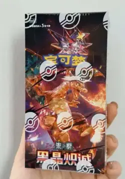 Pokemon 13.0 PTCG Trading Cards Simplified Chinese Black Crystal 1 Box #19 LU57 - Image 1