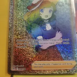 ERROR DOUBLE INK RAINBOW LADY 208/196 HOLO TRAINER CARD LOST ORIGIN - Image 3
