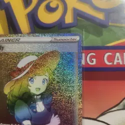 ERROR DOUBLE INK RAINBOW LADY 208/196 HOLO TRAINER CARD LOST ORIGIN - Image 4