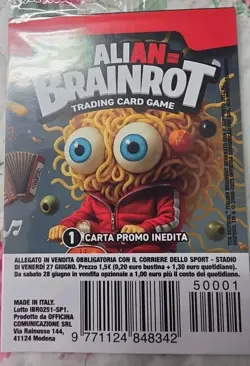 PROMO SIGILLATA Skifidol italian Brainrot Card Smashrabbit Splappapalla🥕 - Image 2