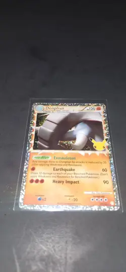 Pokemon 25th Anniversary Celebrations Donphan Holo Card - Image 1