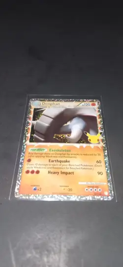 Pokemon 25th Anniversary Celebrations Donphan Holo Card - Image 2