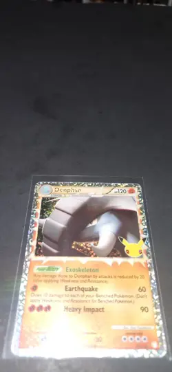 Pokemon 25th Anniversary Celebrations Donphan Holo Card - Image 3