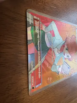 Professor Juniper 116/116 Pokemon Plasma Freeze Black White Full Art Card NM - Image 4