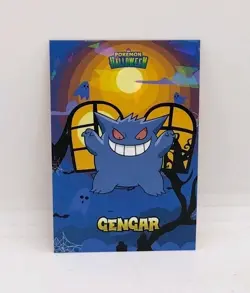 Gengar Cracked Ice Holo Card Database Halloween Edition Pokemon - Image 2