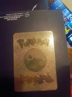 Pokemon Gengar & Mimikyu GX 186/181 METAL GOLD CARD Collectible/Gift/ Display - Image 2