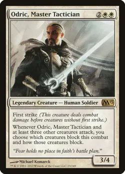 Odric, Master Tactician Magic 2013 (M13) Foil 23 NM MTG Magic The Gathering - Image 1