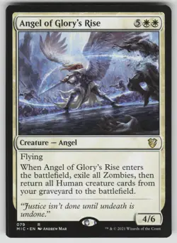 Angel of Glory's Rise Normal R Commander: Innistrad: Midnight Hunt 79 NM - Image 1