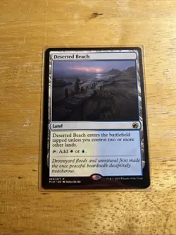 Innistrad: Double Feature #260 Deserted Beach Near Mint - Image 1