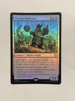 Warren Warleader Bloomburrow Foil NM - Image 1
