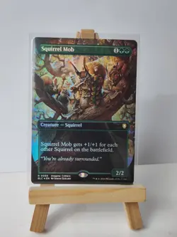 MTG / Squirrel Mob / BLC / #85/ FOIL (Borderless) / Rare / NM - Image 1