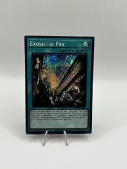 Yugioh Exosister Pax MP23-EN260 Secret Rare 1st Ed NM - Image 1
