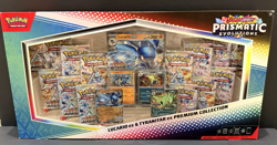 Pokemon Prismatic Evolutions Lucario & Tyranitar Ex Premium Collection 189018 - Image 1