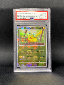 Pokemon Card 151 Pikachu MM 025/165 PSA10 / Japanese Pokemon Card SV2a - Image 1