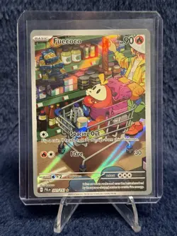 Fuecoco 201/193 SV02: Paldea Evolved Illustration Rare Pokemon Card Mint - Image 1