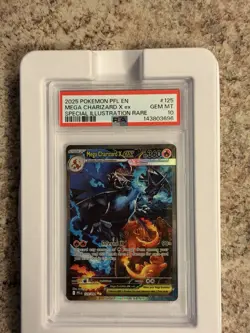 Pokemon 2025 Mega Charizard X ex 125/094 SIR Phantasmal Flames GEM MINT PSA 10 - Image 1