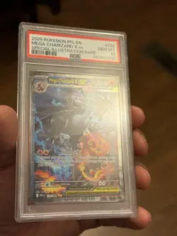 Pokemon 2025 Mega Charizard X ex 125/094 SIR Phantasmal Flames GEM MINT PSA 10 - Image 4
