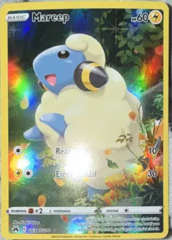 Pokemon Mareep GG34/GG70 Crown Zenith Galarian Gallery Ultra Rare Holo Card - Image 1