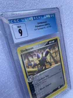 2003 Pokemon TCG EX Sandstorm Umbreon - CGC 9 MINT - Image 1